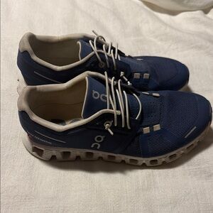 On Running Women’s Blue and White Sneakers